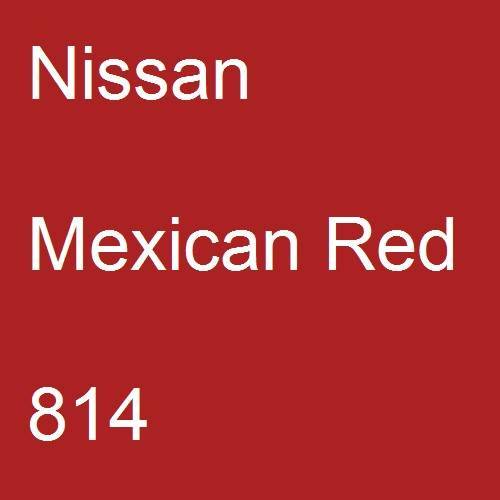 Nissan, Mexican Red, 814.